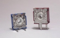 New 9mm potentiometers with detents -long life