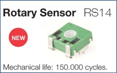 New rotary sensor for 150.000 cycles, RS14
