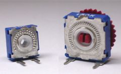Potentiometers in 9 and 14mm with up to 38 detents