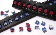 Tape&Reel packaging for our SMD potentiometers with thumbwheel